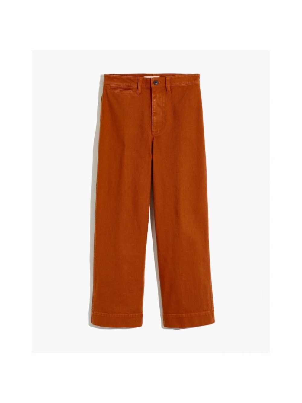 Madewell Emmett Slim Nutmeg Burnt Orange Pants Size 32